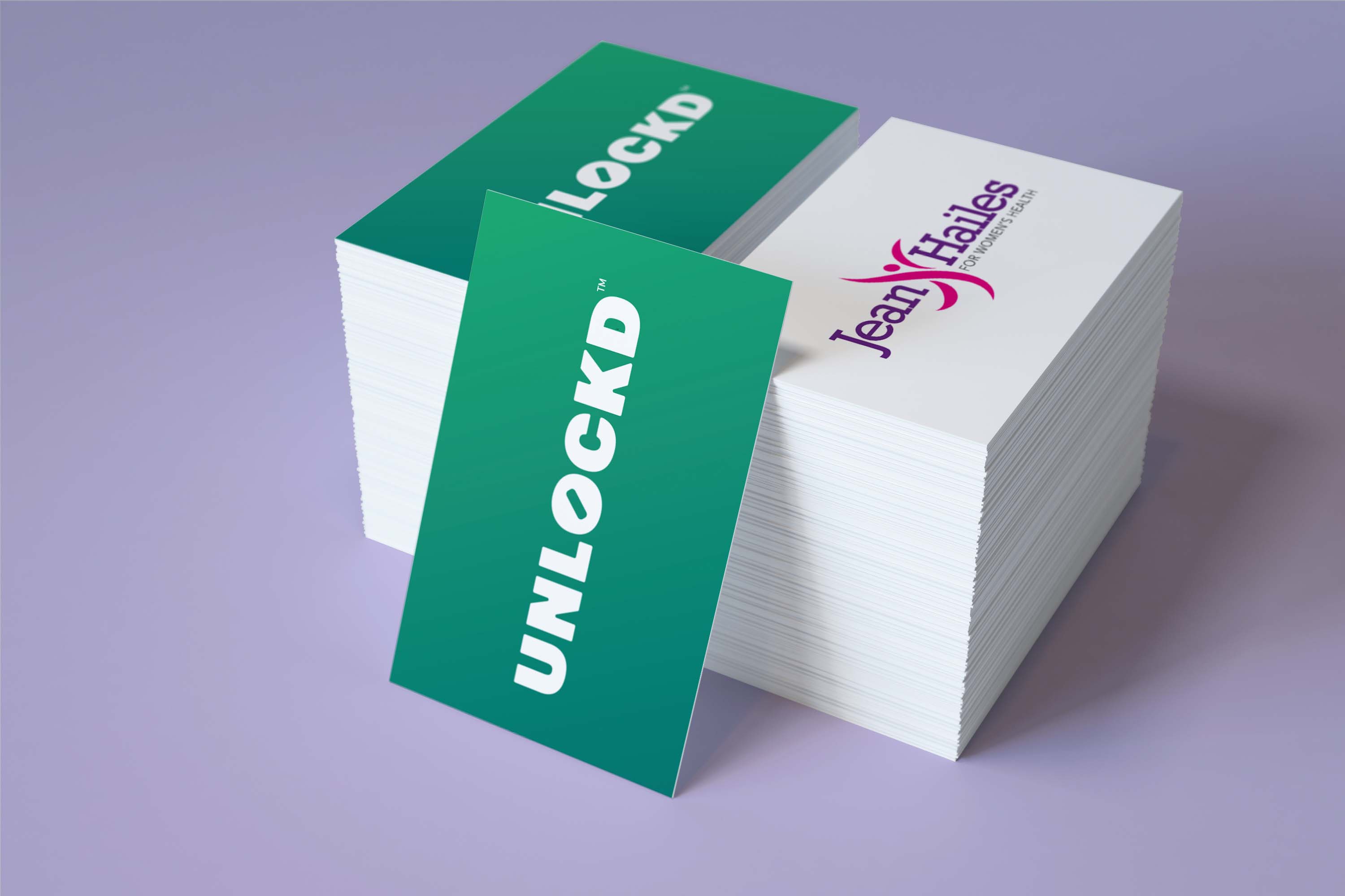 100% Recycled Uncoated Business cards